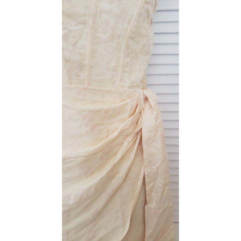 NWT STORIA DAISY EMBOSSED PRINT STRAPLESS CORSET MINI DRESS GIRLS  SIZE LARGE(8) - Picture 5 of 12